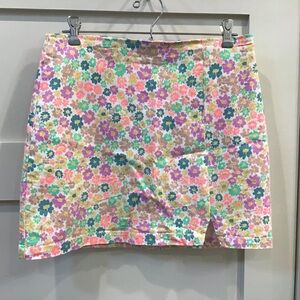 Chic & Colorful Wild Fable Floral Print Mini Skirt Size 8